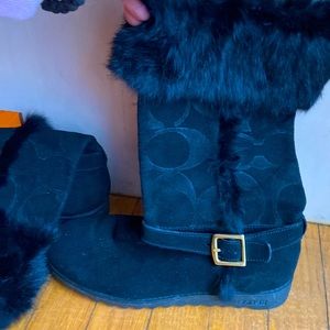 COPY - Beautiful coach boots. Sz8 barely worn , like new